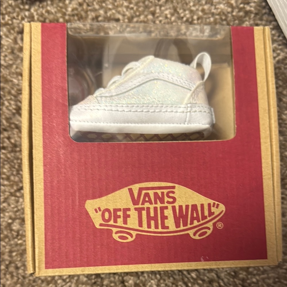 Vans Baby White Shoes